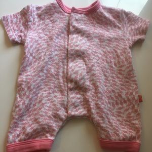Magnetic Me pink newborn onesie